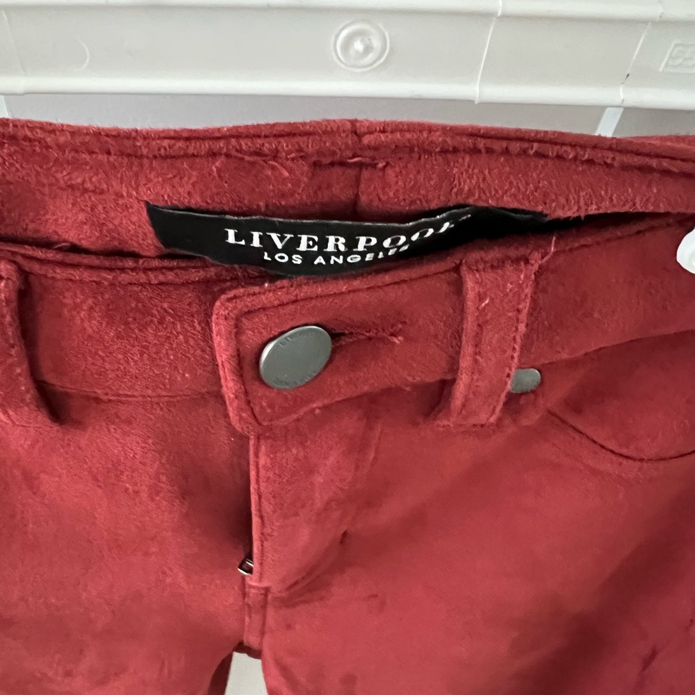 Liverpool suede trousers